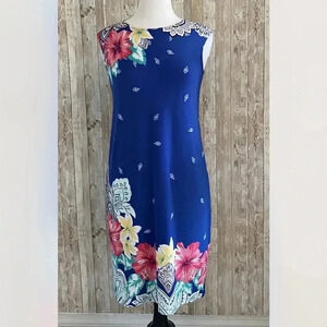 CHICO'S Floral Iona Tia Dress Size Small